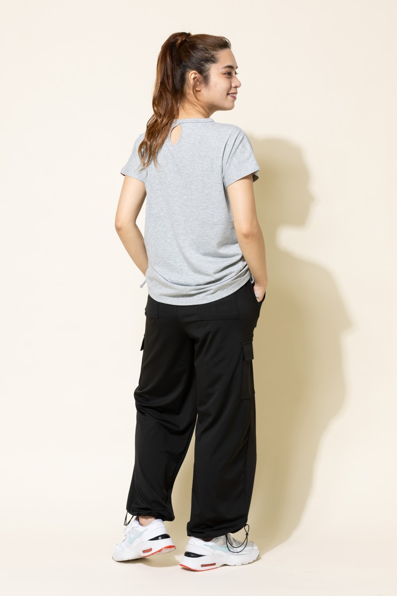 BigロゴシャーリングTシャツ 杢ライトグレー 1434-1508