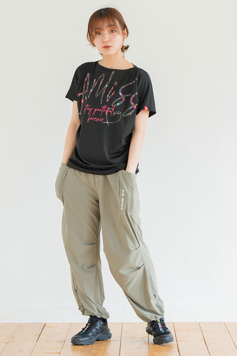 Airyワイドカーゴパンツ カーキ 1532-1434 | D SHOP 着心地のいい高