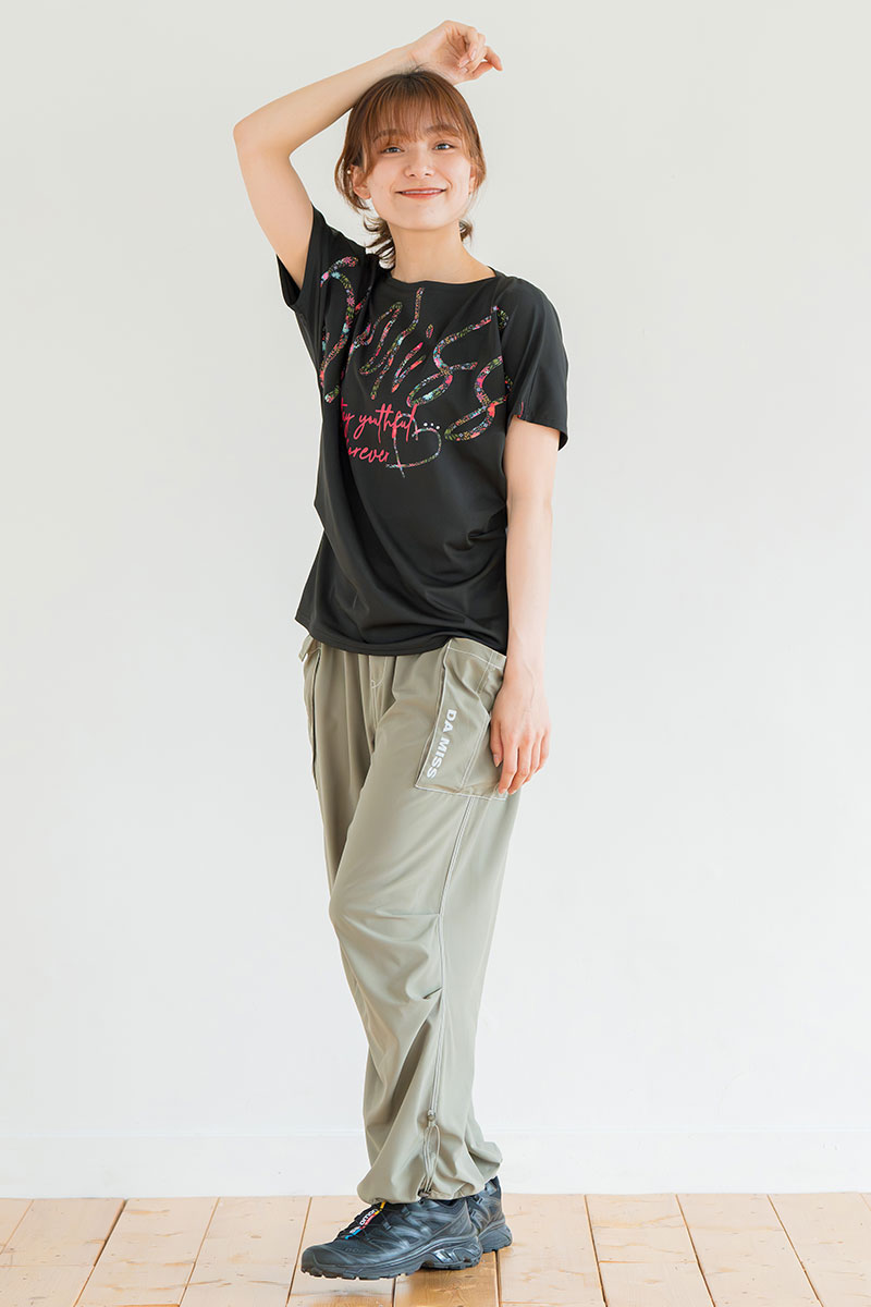 Airyワイドカーゴパンツ カーキ 1532-1434