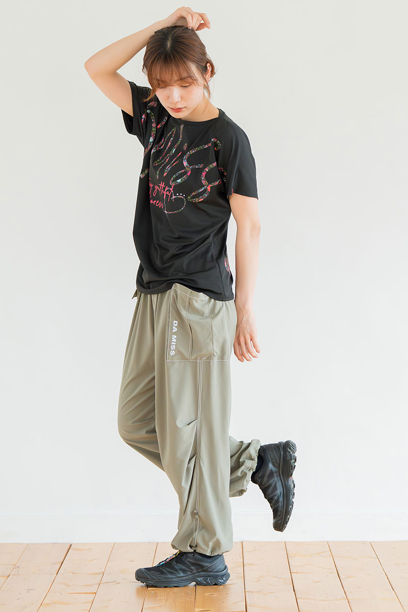 Airyワイドカーゴパンツ カーキ 1532-1434