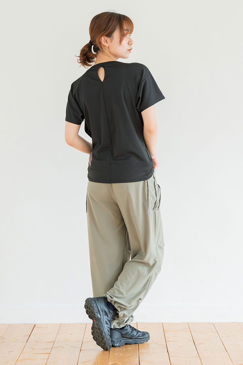 Airyワイドカーゴパンツ カーキ 1532-1434