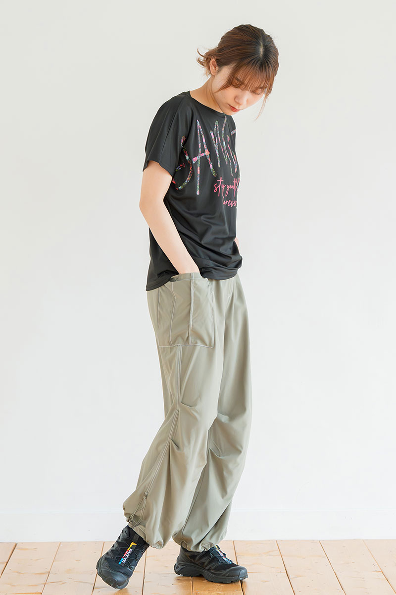 Airyワイドカーゴパンツ カーキ 1532-1434