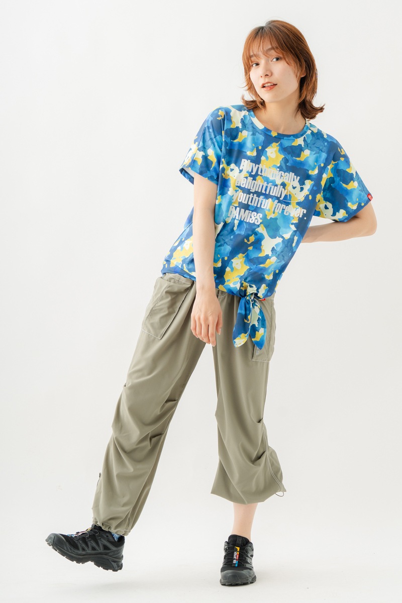 Airyワイドカーゴパンツ カーキ 1532-1434