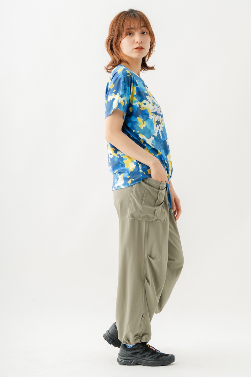 Airyワイドカーゴパンツ カーキ 1532-1434