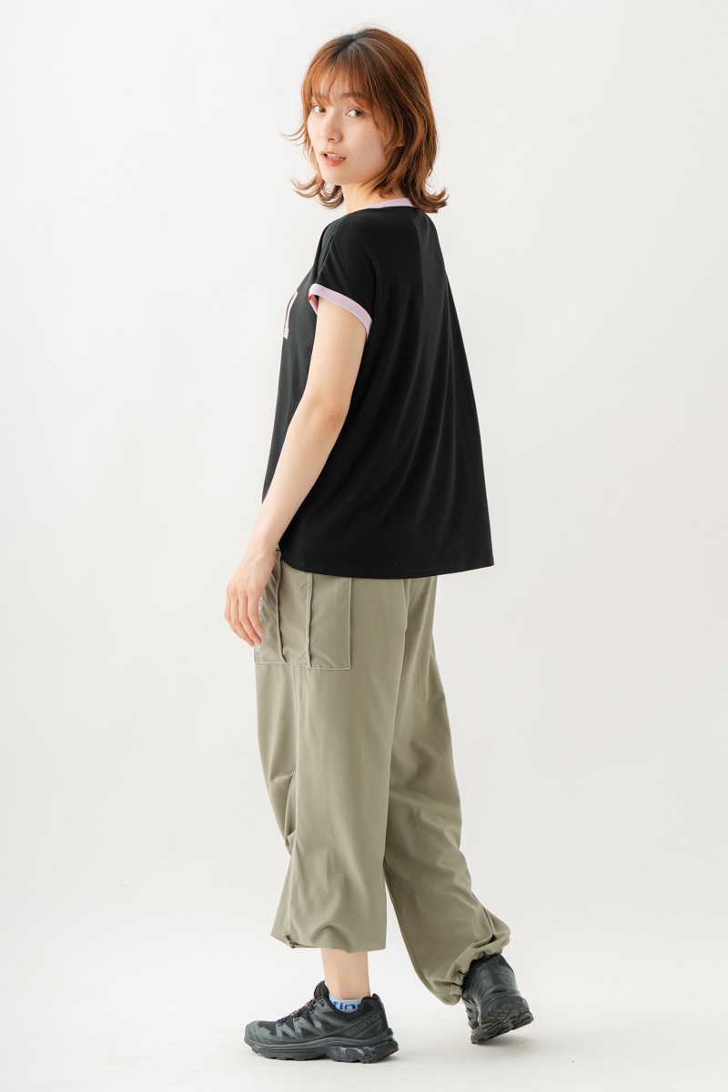 Airyワイドカーゴパンツ カーキ 1532-1434