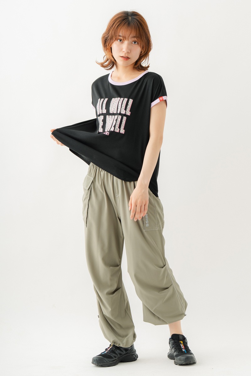 Airyワイドカーゴパンツ カーキ 1532-1434