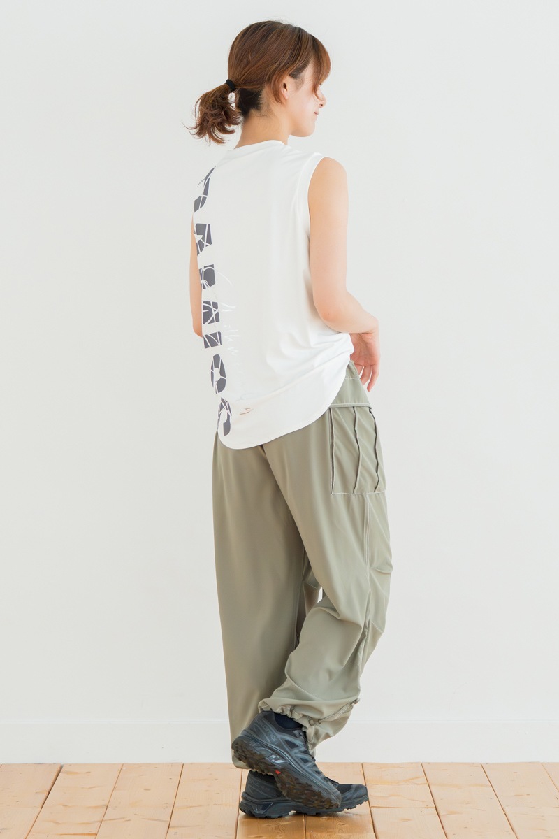 Airyワイドカーゴパンツ カーキ 1532-1434