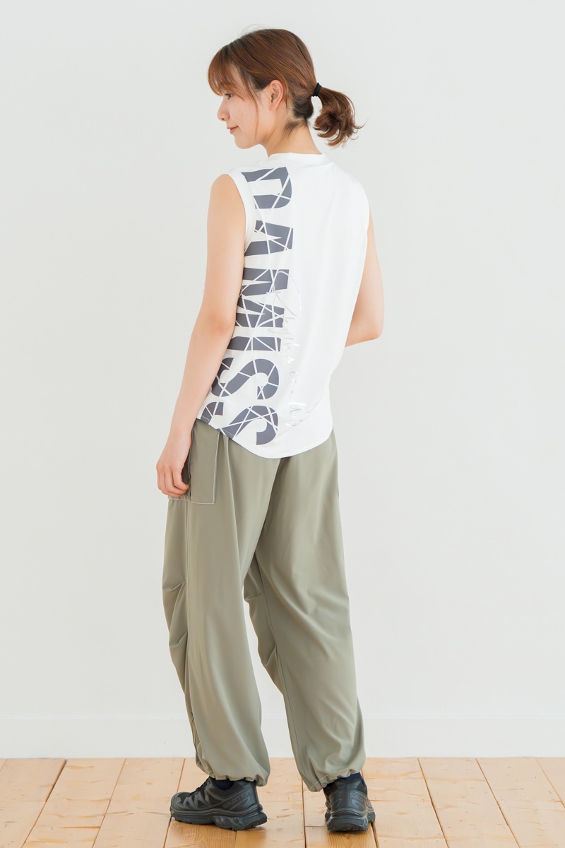 Airyワイドカーゴパンツ カーキ 1532-1434