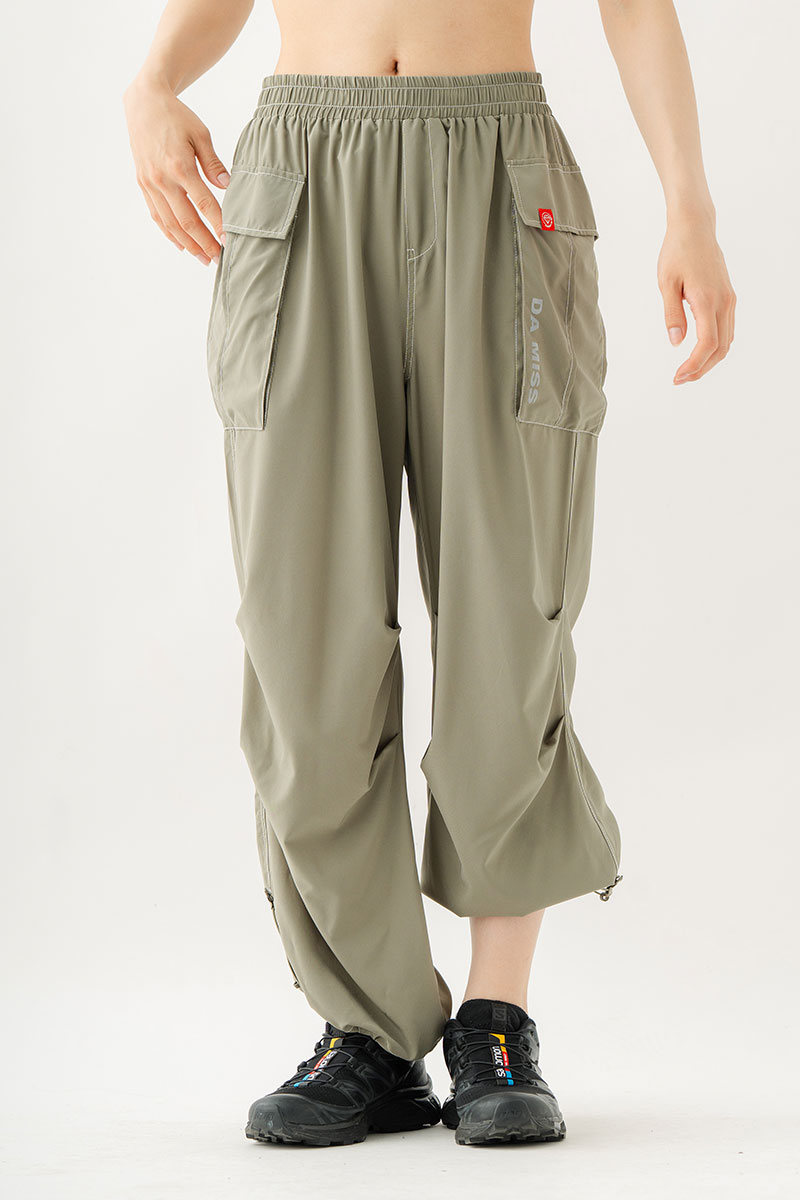 Airyワイドカーゴパンツ カーキ 1532-1434