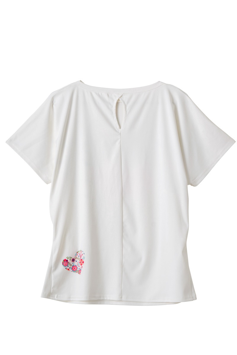 フローラルTシャツ ブラック 1534-1435 | D SHOP 着心地のいい高品質な