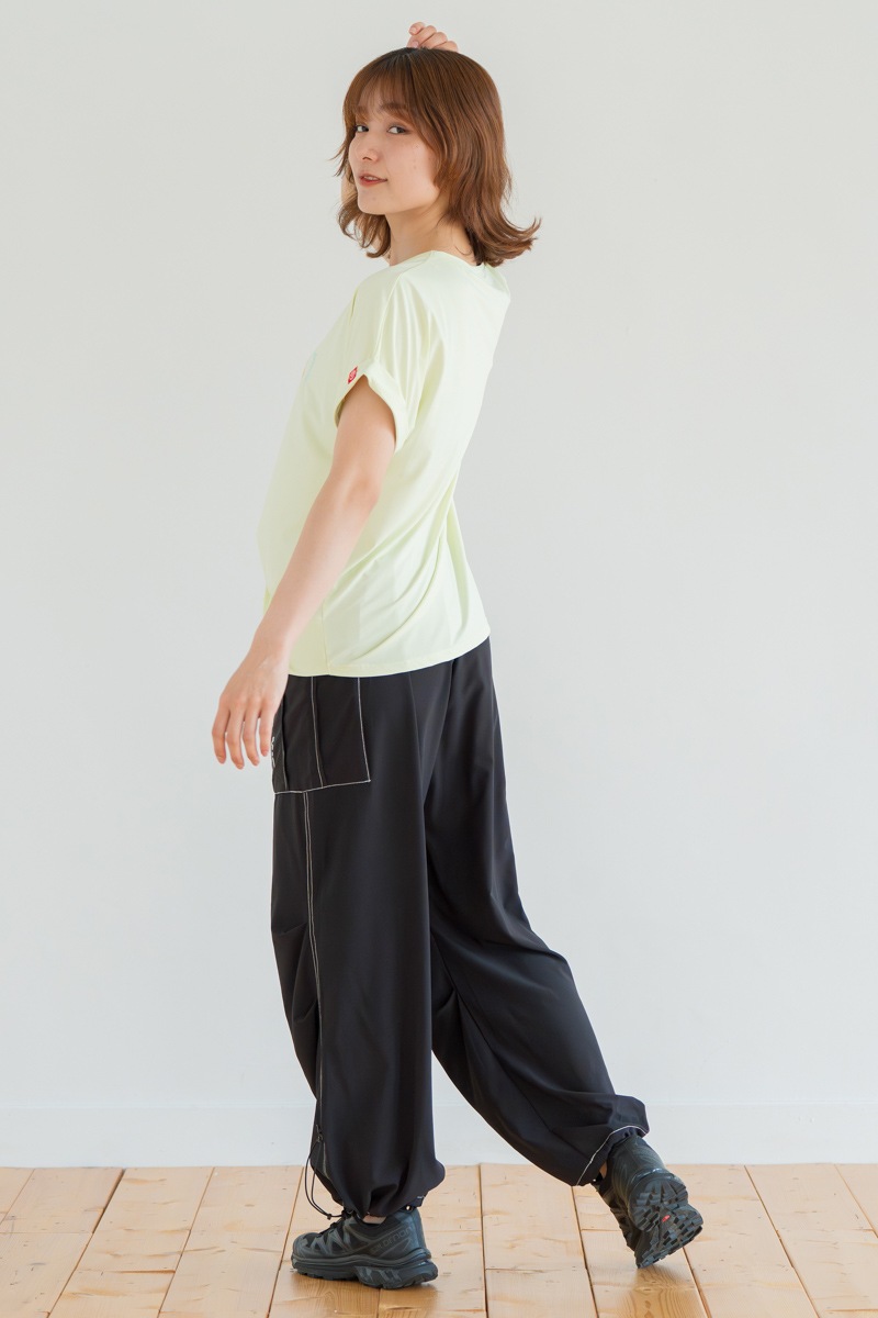 ツイストヘムcoolTシャツ　イエロー　1534-1436