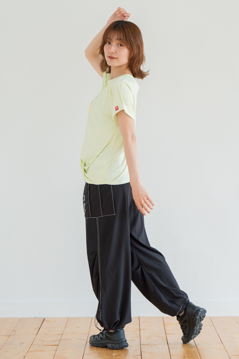 ツイストヘムcoolTシャツ　イエロー　1534-1436