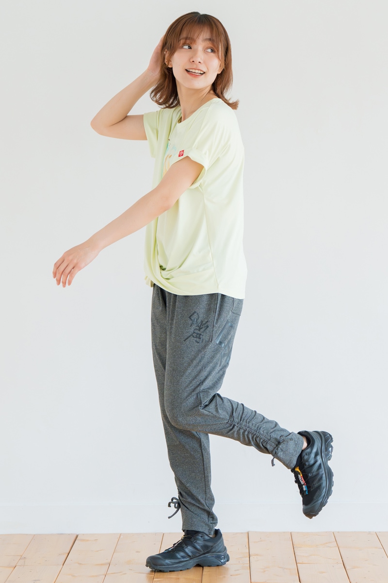 ツイストヘムcoolTシャツ　イエロー　1534-1436