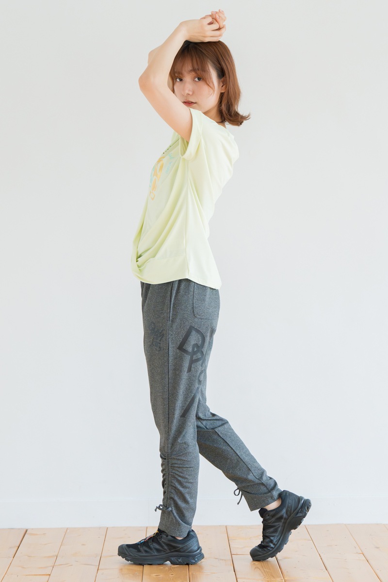 ツイストヘムcoolTシャツ　イエロー　1534-1436