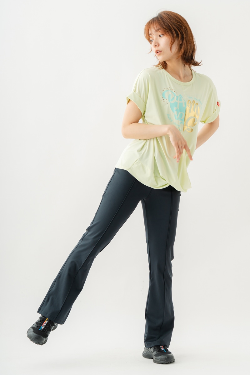 ツイストヘムcoolTシャツ　イエロー　1534-1436