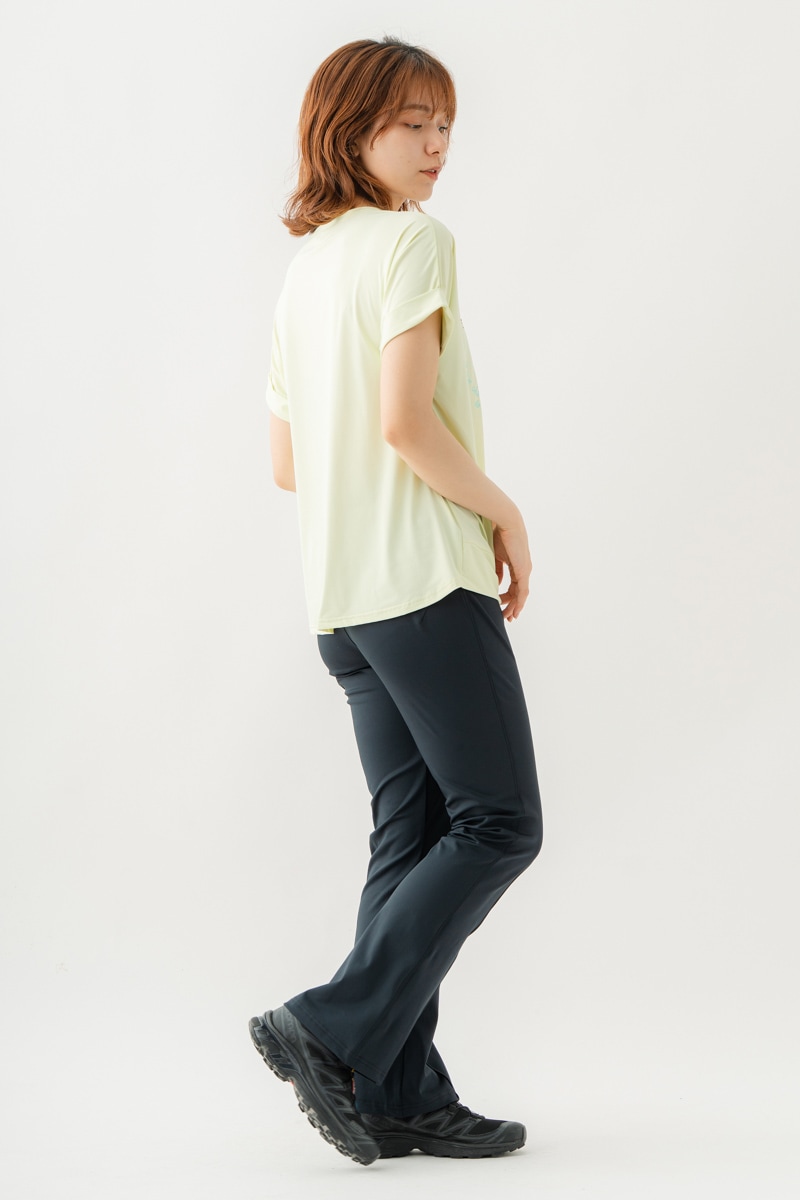 ツイストヘムcoolTシャツ　イエロー　1534-1436