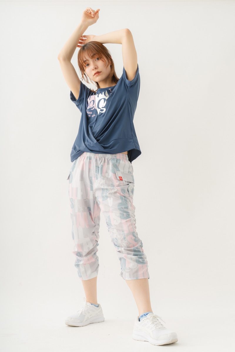 ツイストヘムcoolTシャツ　ネイビー　1534-1436