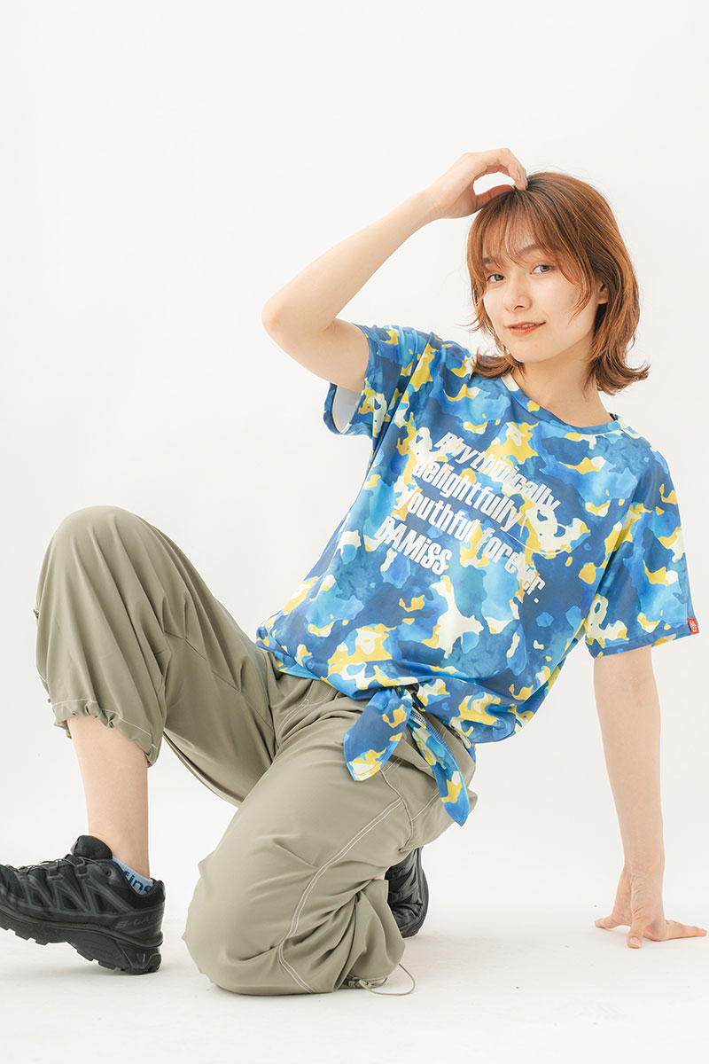 タイヘムカラフルTシャツ　ブルー　1534-1437