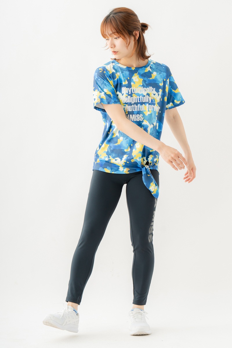 タイヘムカラフルTシャツ　ブルー　1534-1437