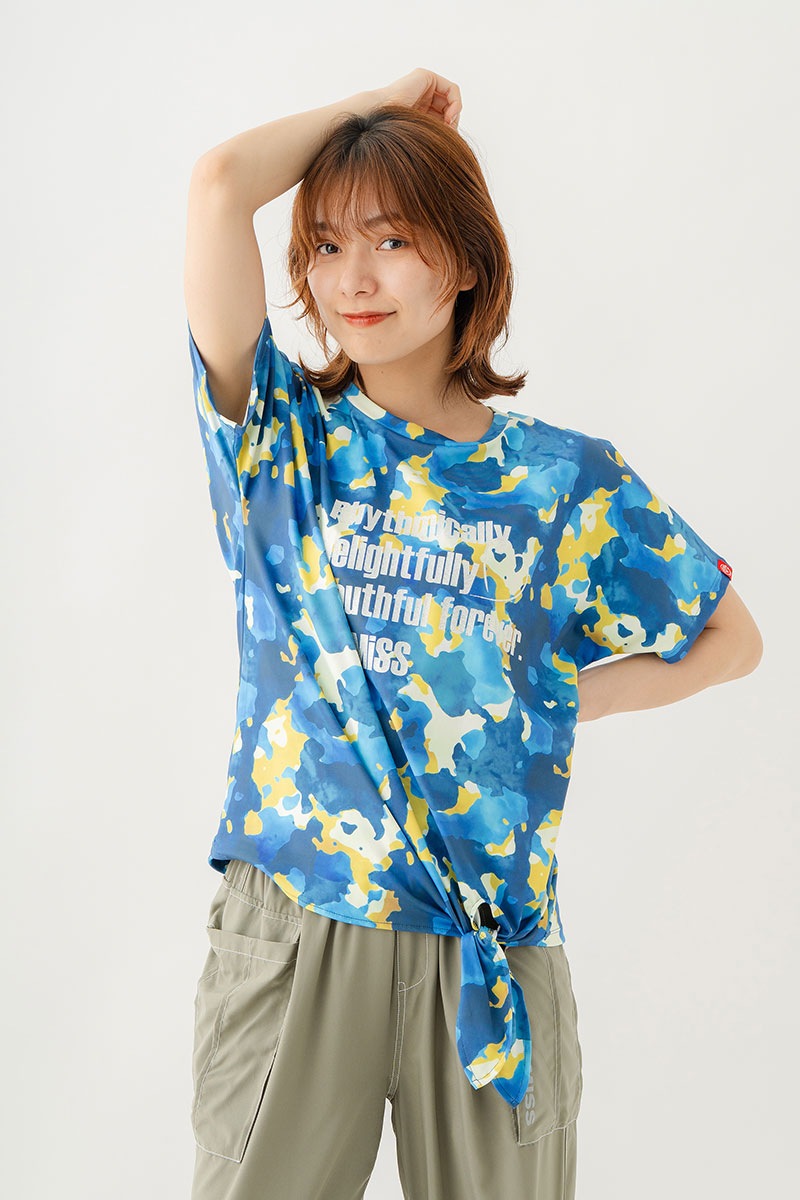 タイヘムカラフルTシャツ　ブルー　1534-1437