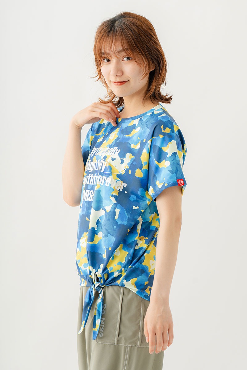 タイヘムカラフルTシャツ　ブルー　1534-1437