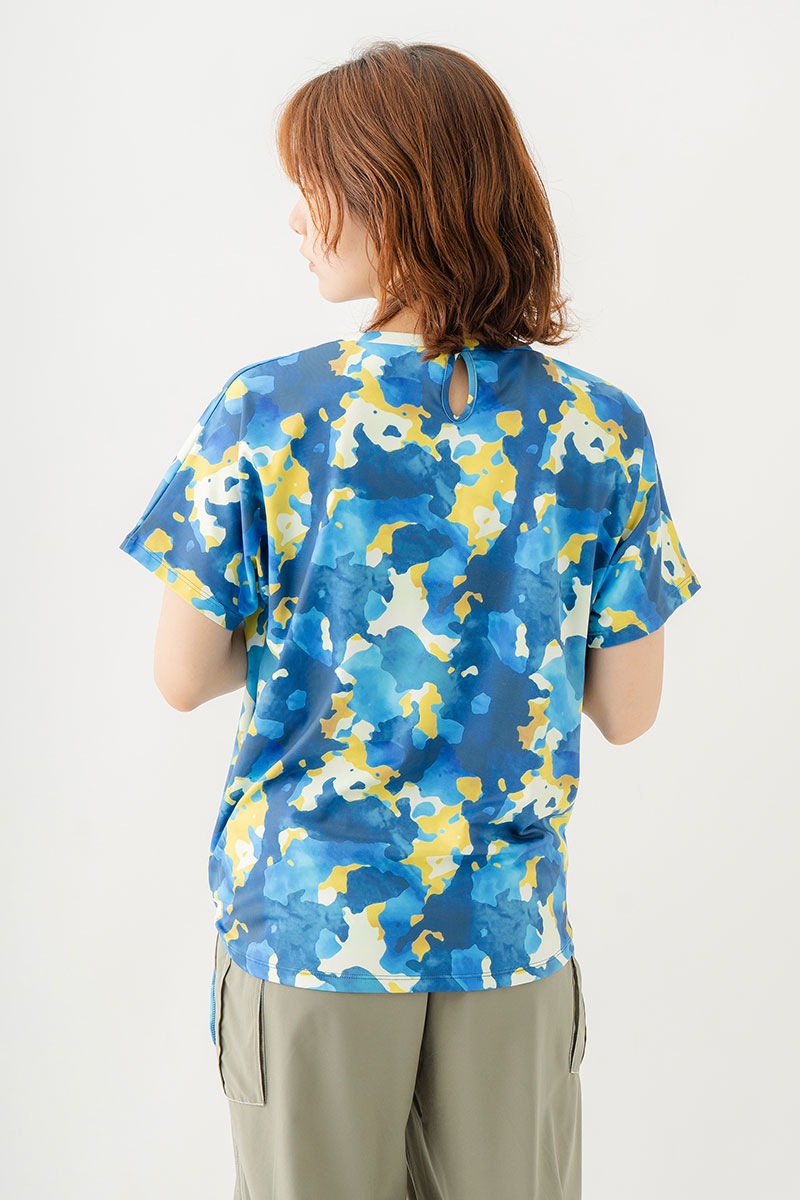 タイヘムカラフルTシャツ　ブルー　1534-1437