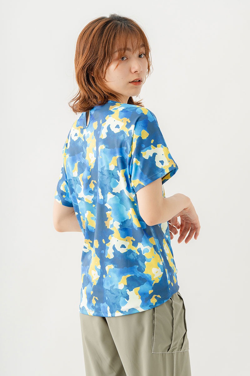 タイヘムカラフルTシャツ　ブルー　1534-1437