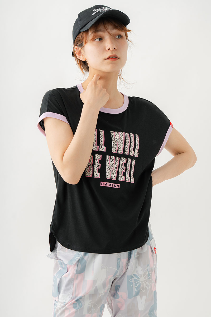 テンセルリンガーTシャツ ブラック 1534-1438