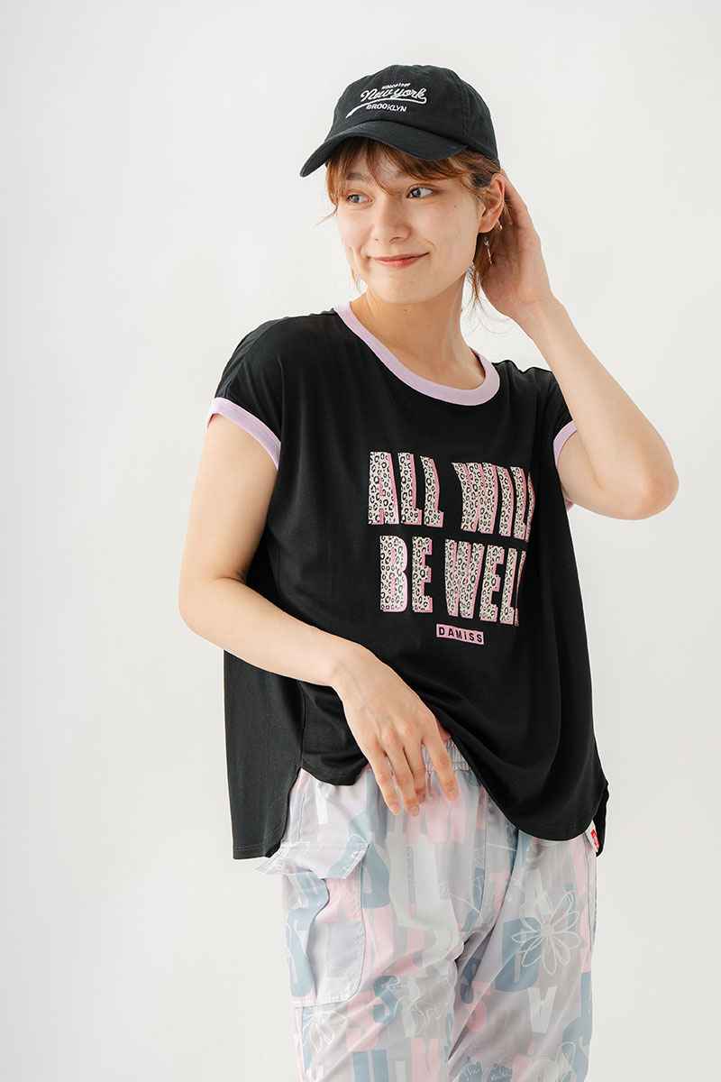 テンセルリンガーTシャツ ブラック 1534-1438