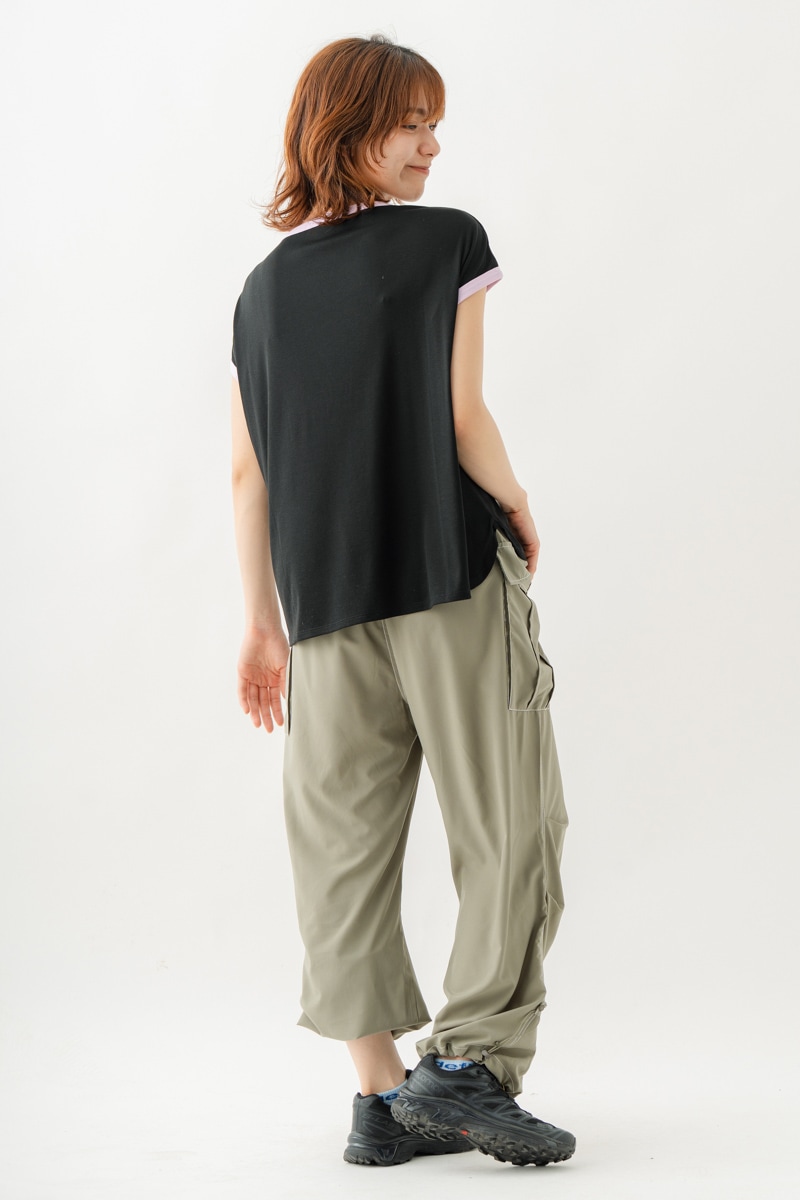 テンセルリンガーTシャツ ブラック 1534-1438