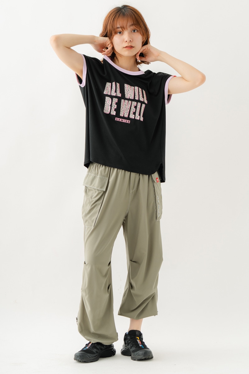 テンセルリンガーTシャツ ブラック 1534-1438