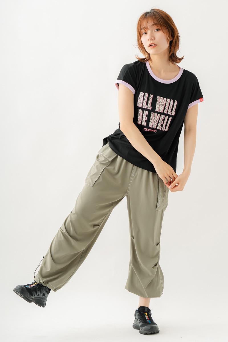 テンセルリンガーTシャツ ブラック 1534-1438