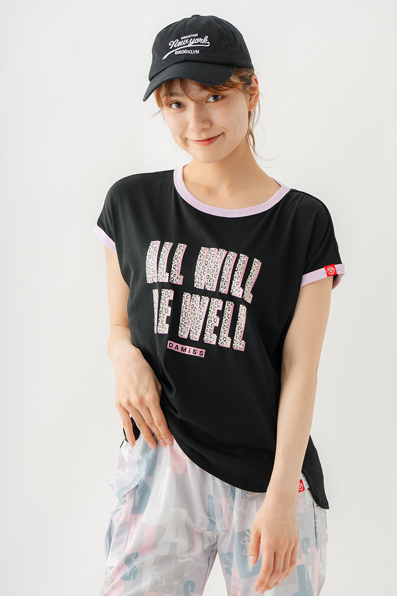 テンセルリンガーTシャツ ブラック 1534-1438