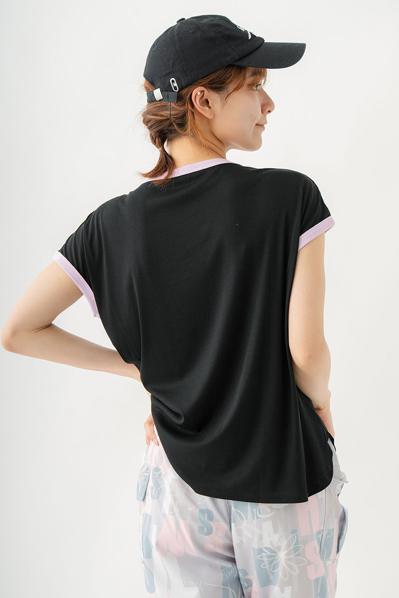 テンセルリンガーTシャツ ブラック 1534-1438