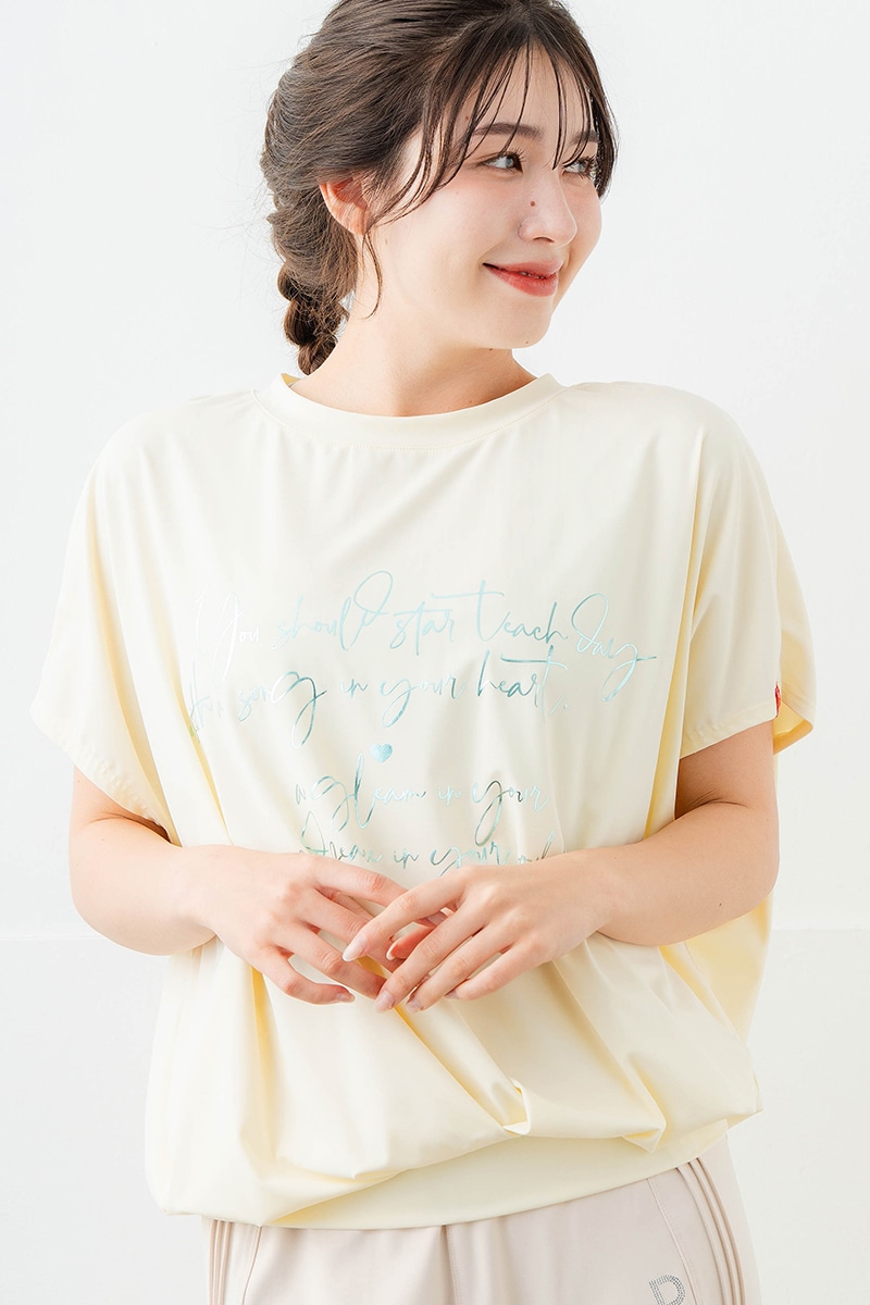 【先行割10%OFF】 バックリボンスプリクトTシャツ アイボリー 1634-1626【6/12まで】