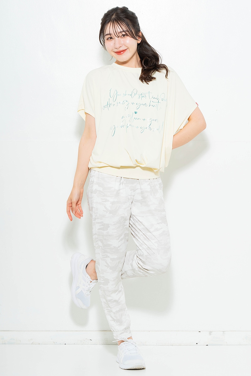 【先行割10%OFF】 バックリボンスプリクトTシャツ アイボリー 1634-1626【6/12まで】