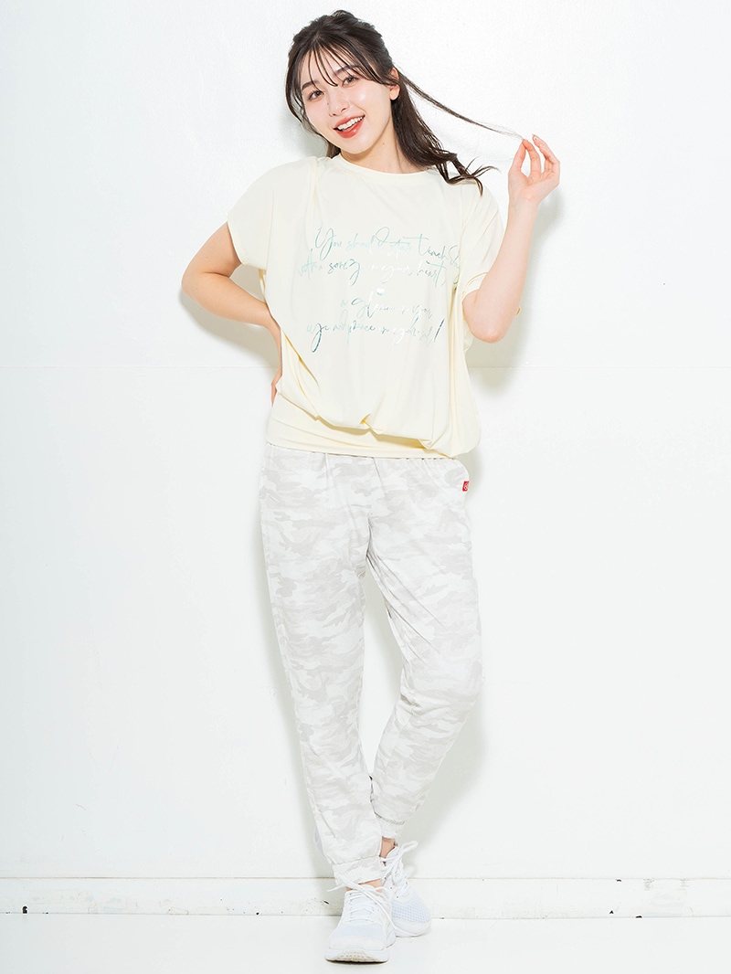 【先行割10%OFF】 バックリボンスプリクトTシャツ アイボリー 1634-1626【6/12まで】