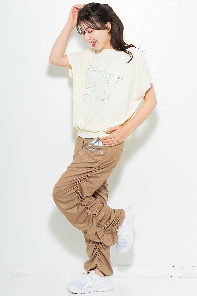 【先行割10%OFF】 バックリボンスプリクトTシャツ アイボリー 1634-1626【6/12まで】