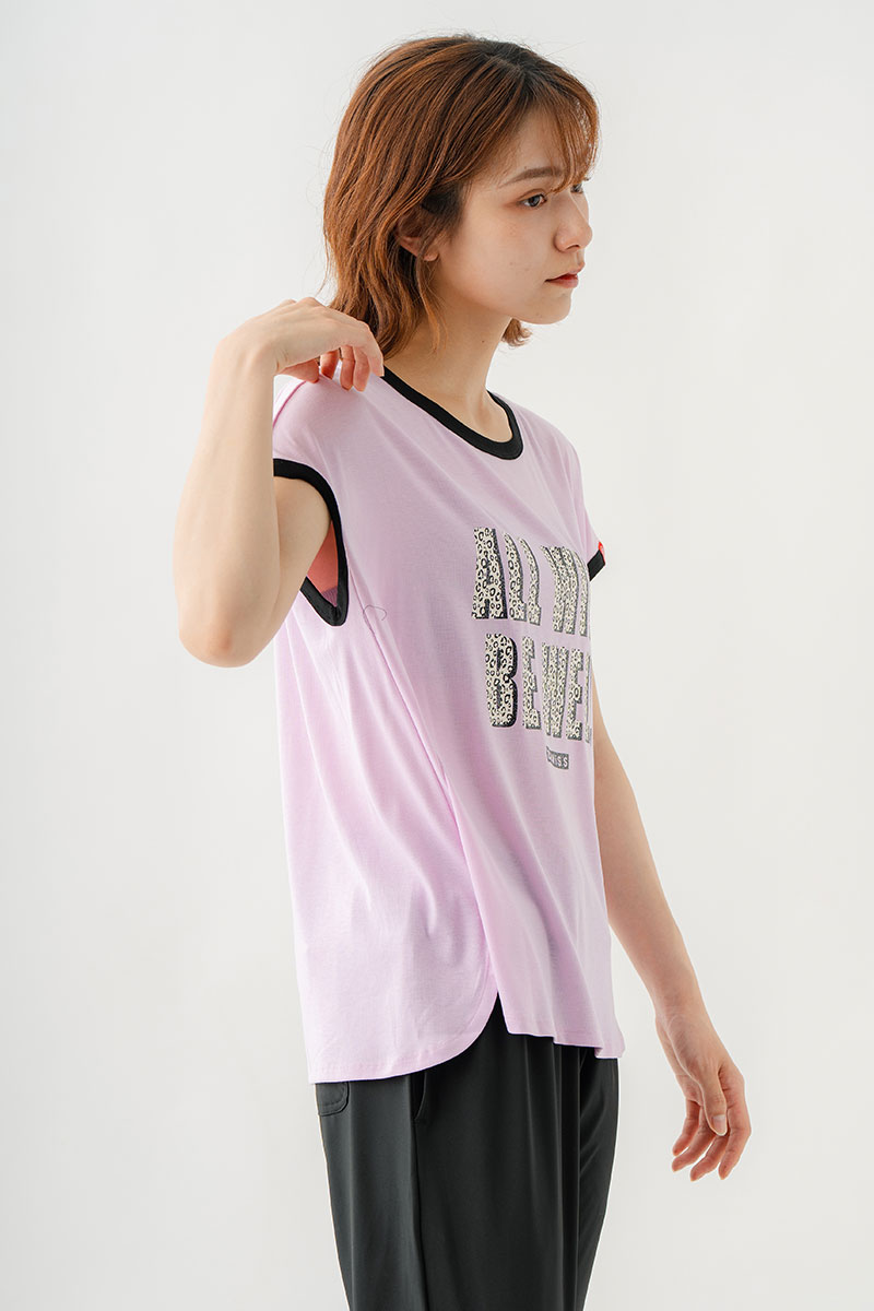 テンセルリンガーTシャツ　ピンク　1534-1438