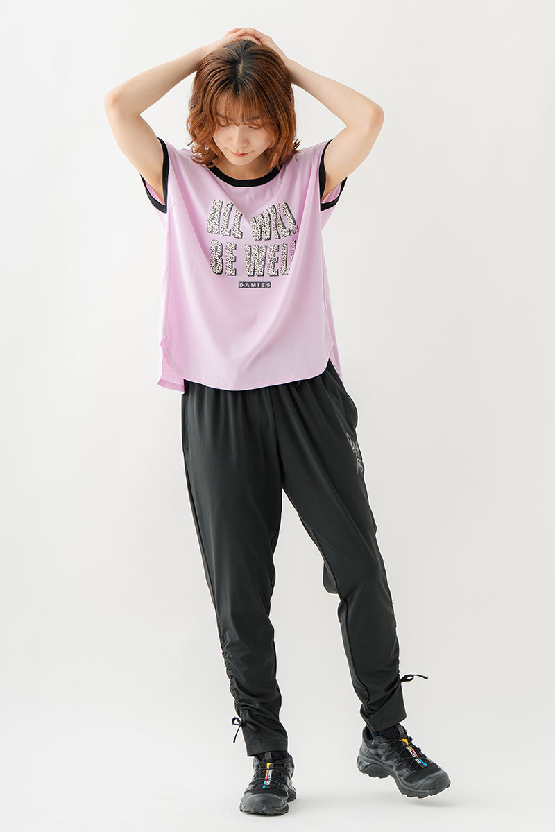 テンセルリンガーTシャツ　ピンク　1534-1438