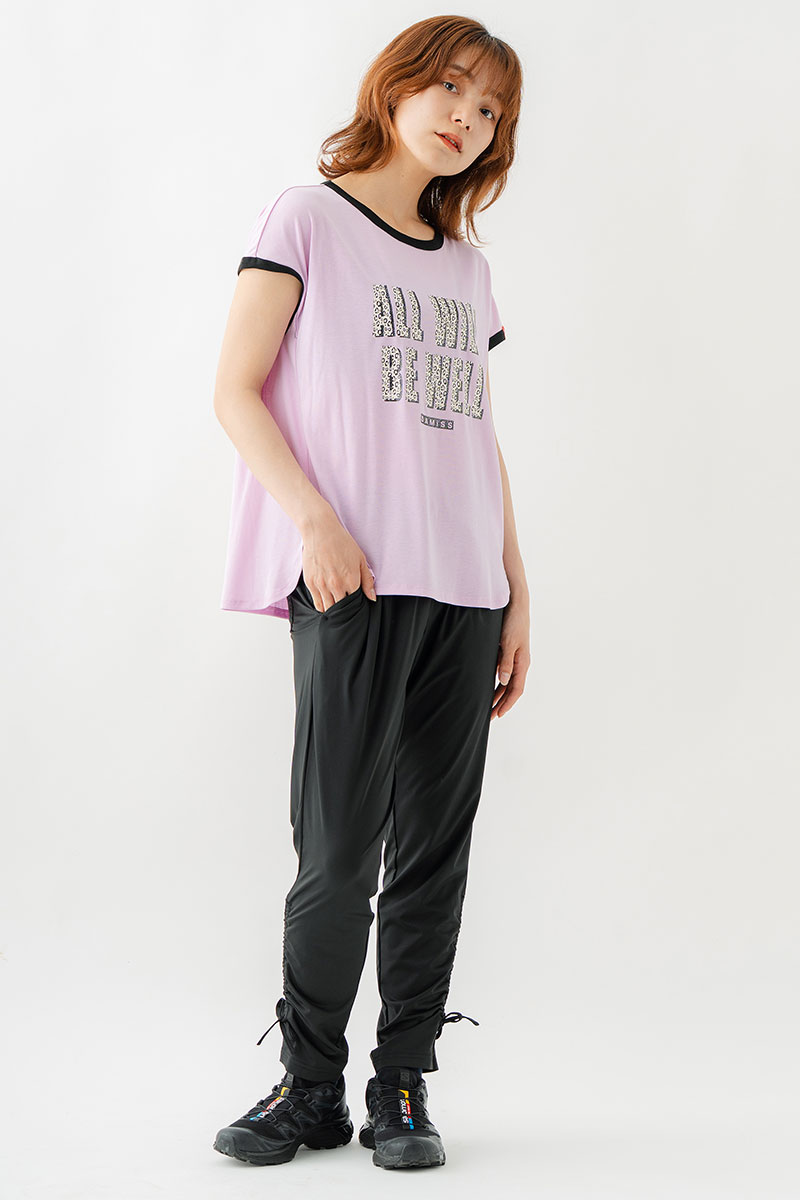 テンセルリンガーTシャツ　ピンク　1534-1438