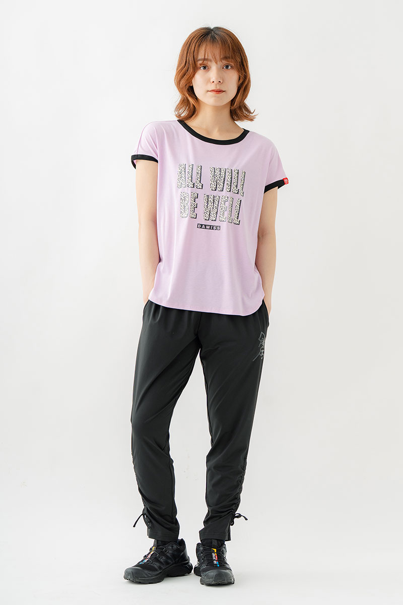 テンセルリンガーTシャツ　ピンク　1534-1438