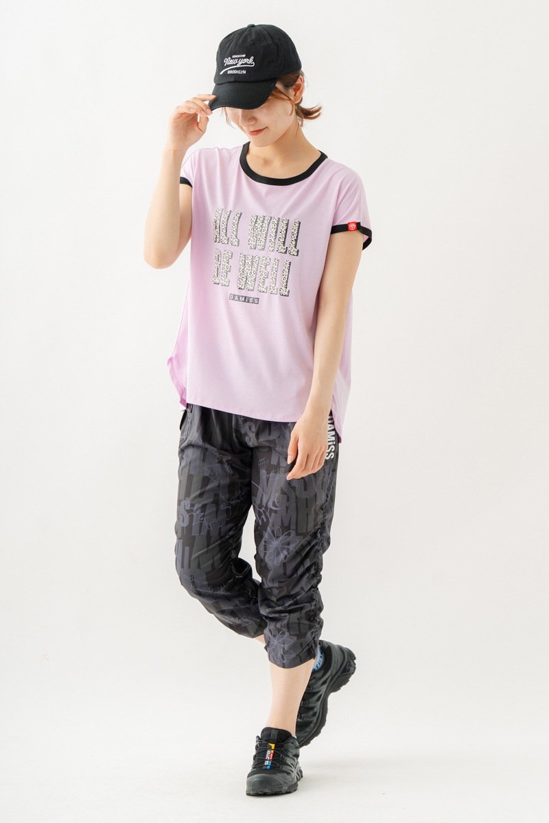 テンセルリンガーTシャツ　ピンク　1534-1438