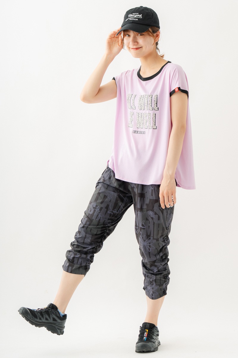 テンセルリンガーTシャツ　ピンク　1534-1438