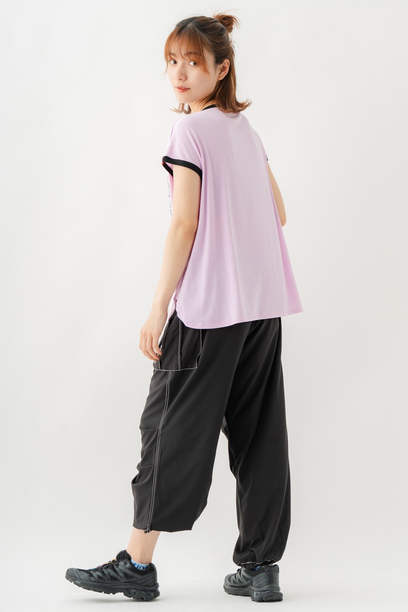 テンセルリンガーTシャツ　ピンク　1534-1438