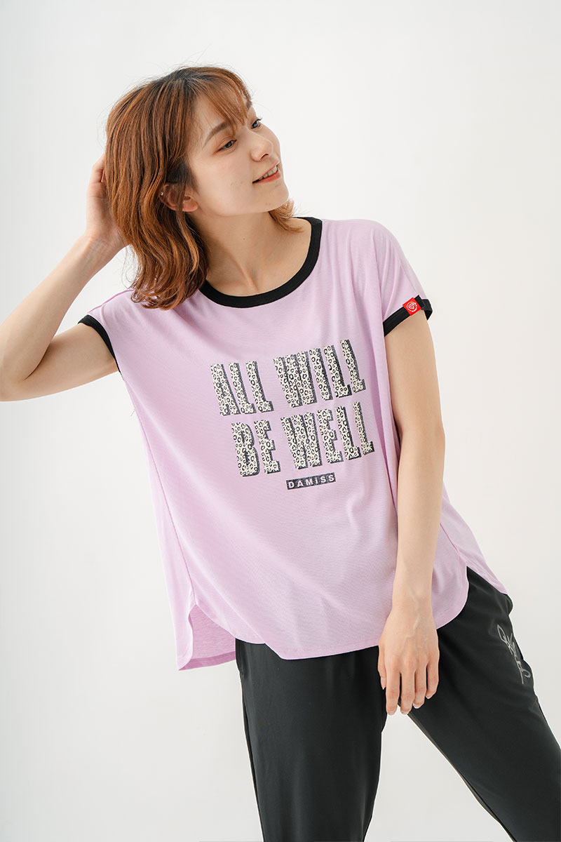 テンセルリンガーTシャツ　ピンク　1534-1438