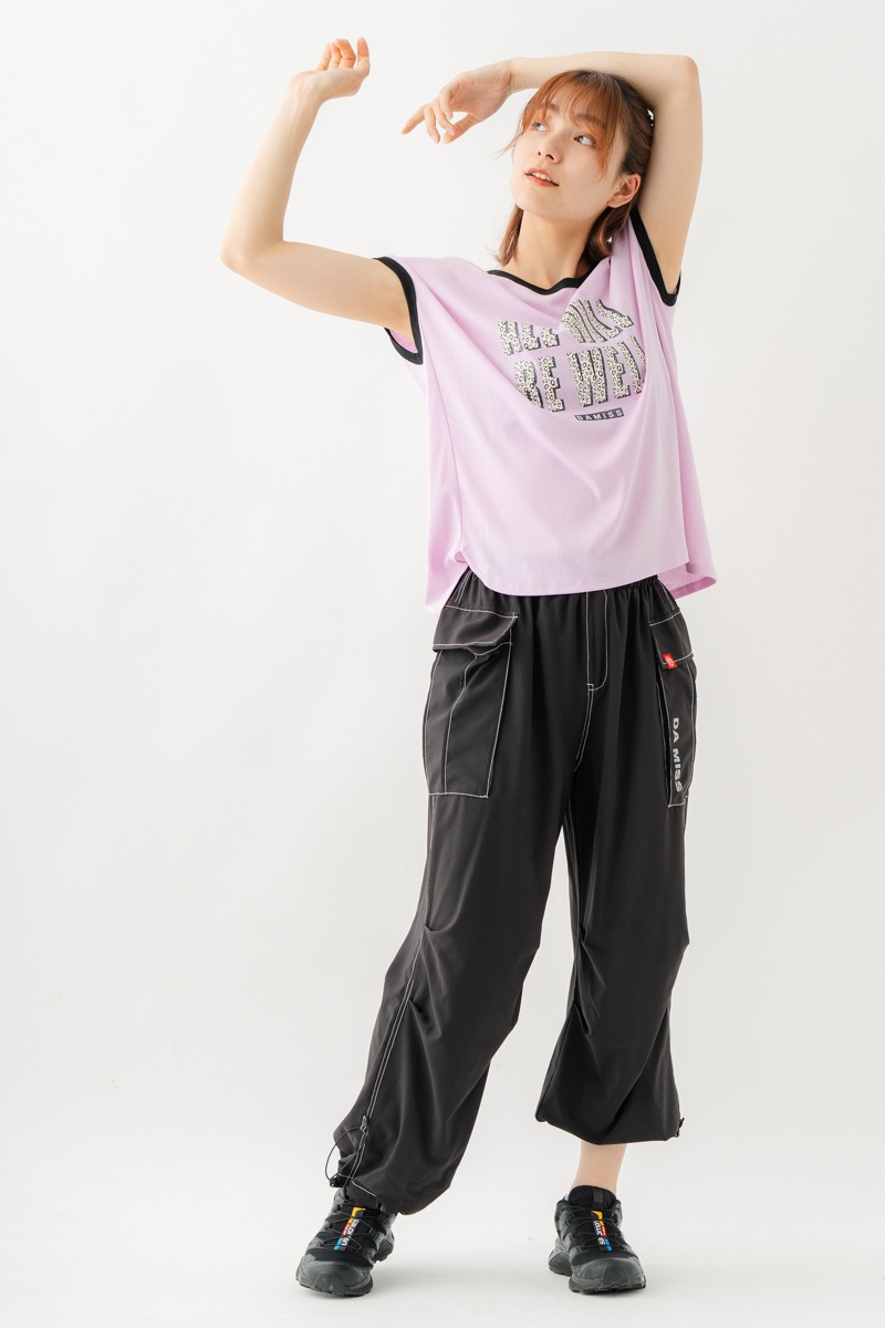 テンセルリンガーTシャツ　ピンク　1534-1438