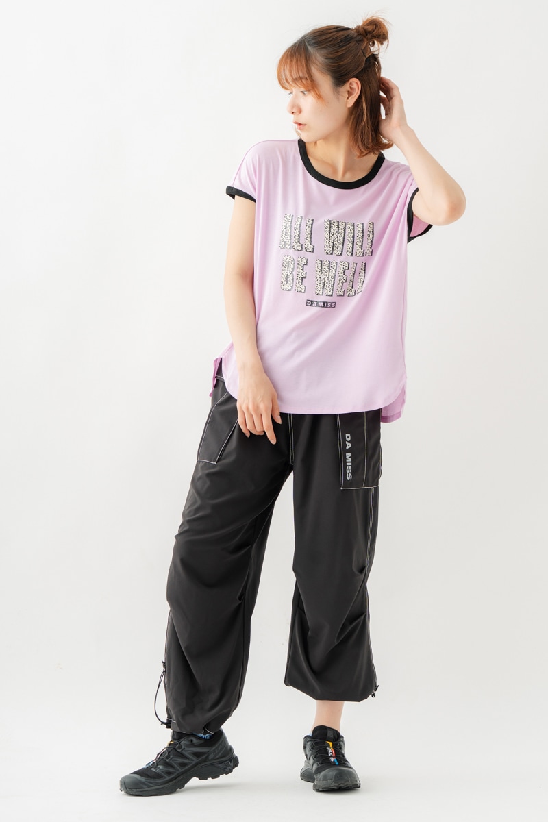 テンセルリンガーTシャツ　ピンク　1534-1438