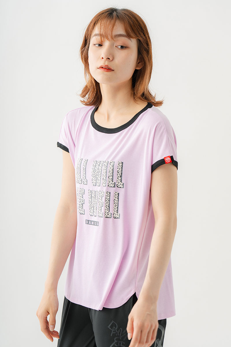 テンセルリンガーTシャツ　ピンク　1534-1438