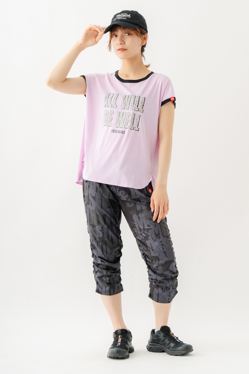 テンセルリンガーTシャツ　ピンク　1534-1438